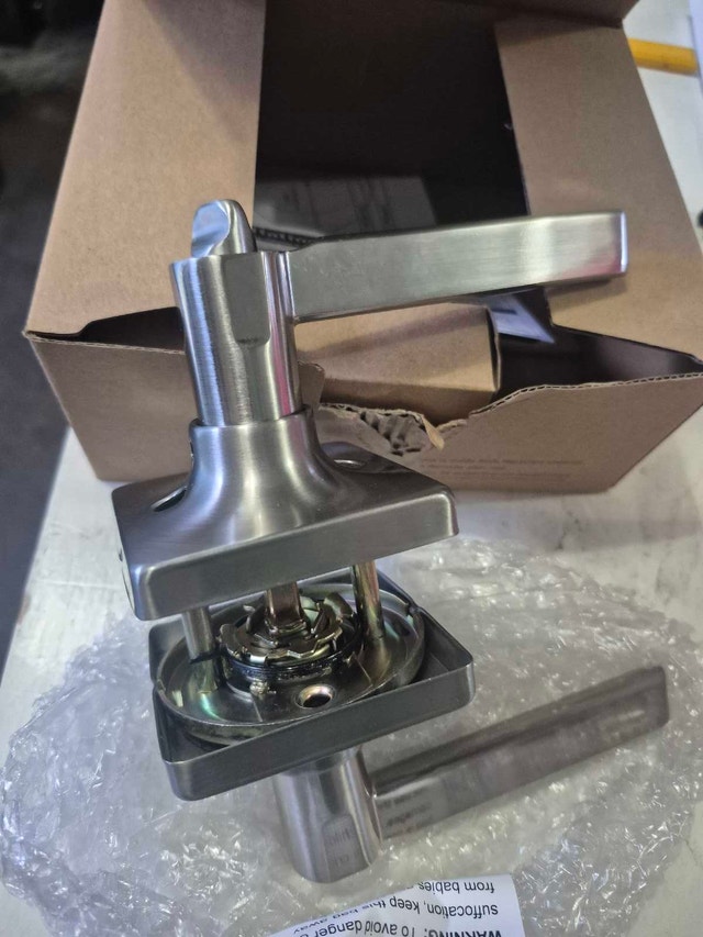 4 Brand New Modern Door Lever Set - photo 3