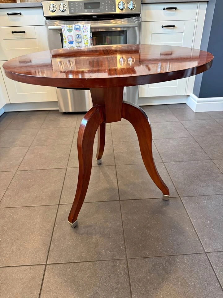28” Diameter wooden side table
