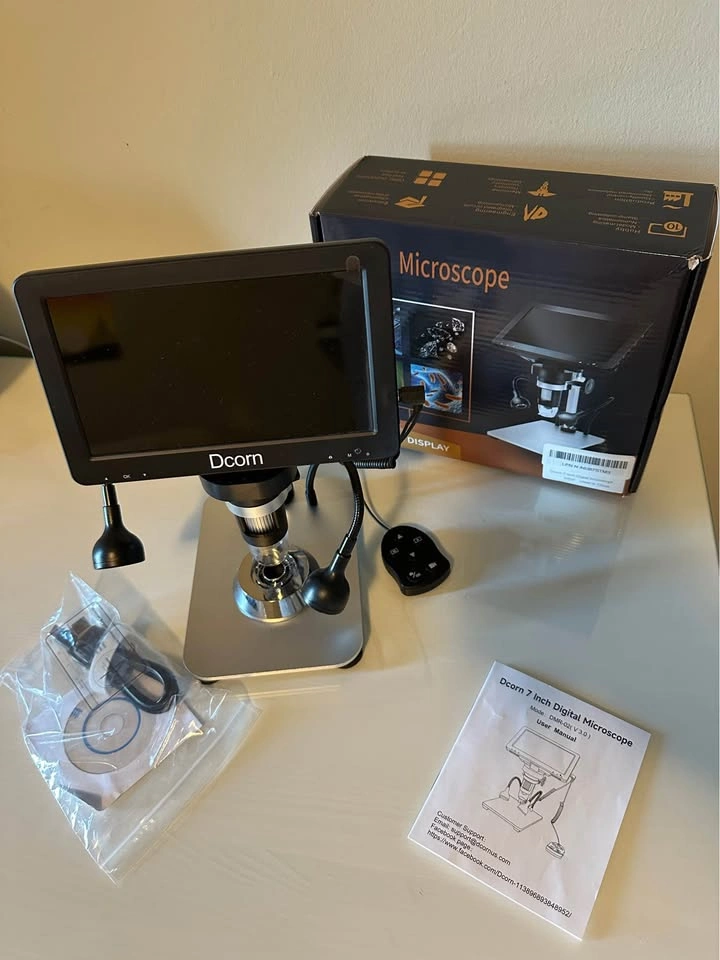 7-Inch Digital Microscope, 1200×, 12MP, 1080P Photo & Video - photo 5