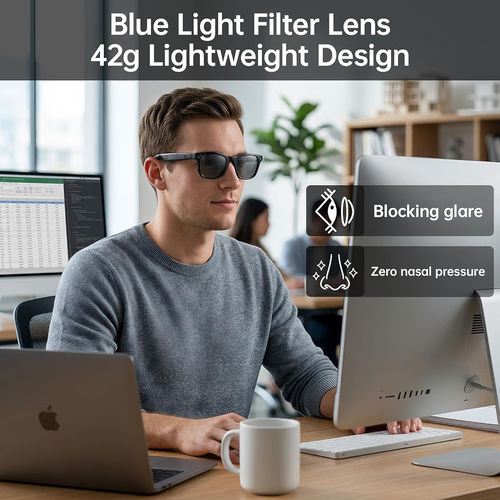 AI Smart Glasses Real-Time Translation 8MP Camera 4K HD - photo 5