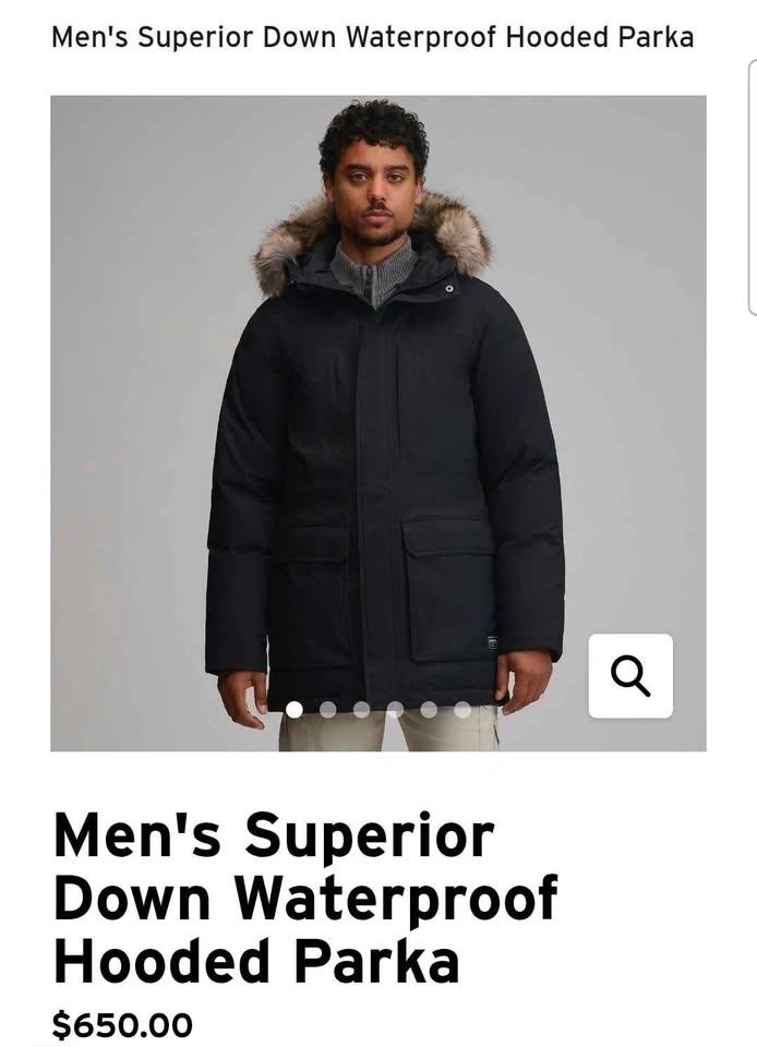 Eddie Bauer Men's Superior Down Waterproof Hooded Parka - photo 2