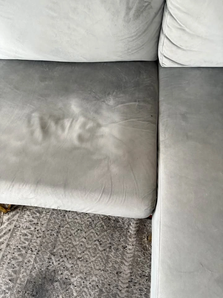 Grey L-Shaped Sectional Sofa — Move-Out Sale, Pickup Only - photo 2
