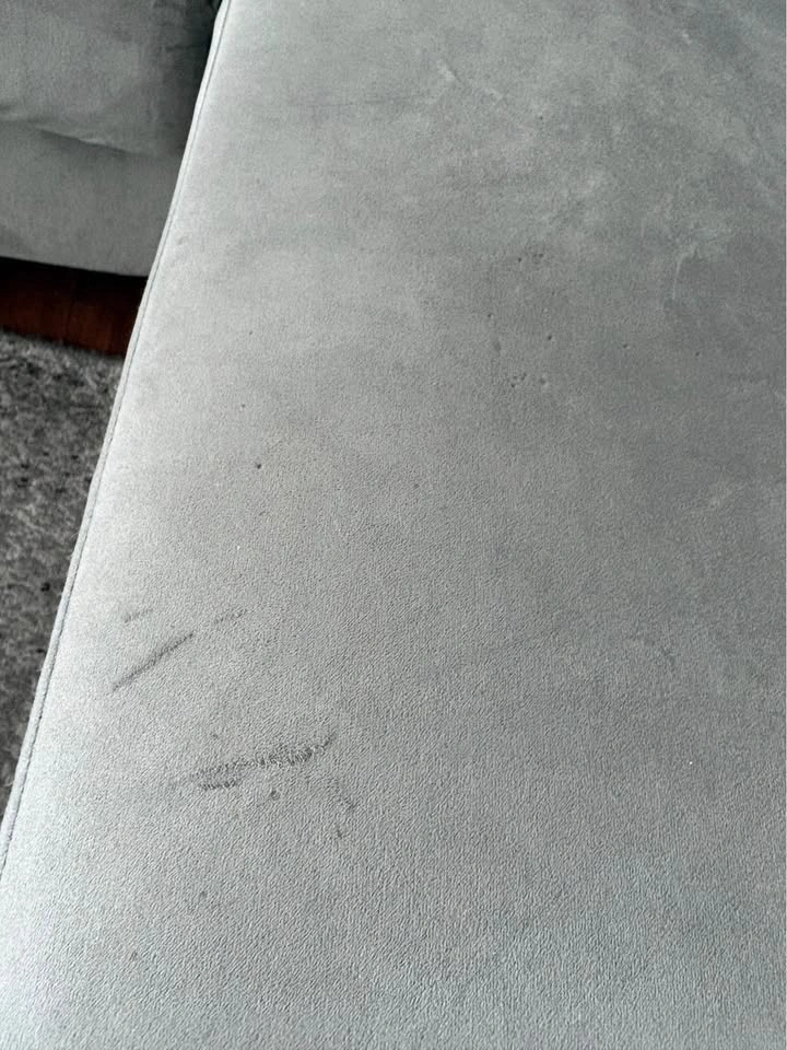 Grey L-Shaped Sectional Sofa — Move-Out Sale, Pickup Only - photo 3