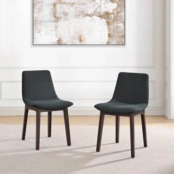 New brand Aiden & Ivy Fabric Dining Chair, 2-pack - photo 2
