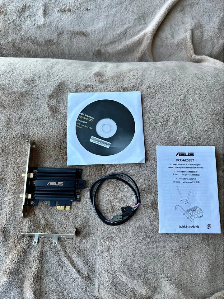 WiFi 6 Asus dual band wireless adapter with Bluetooth 5.0 for PC