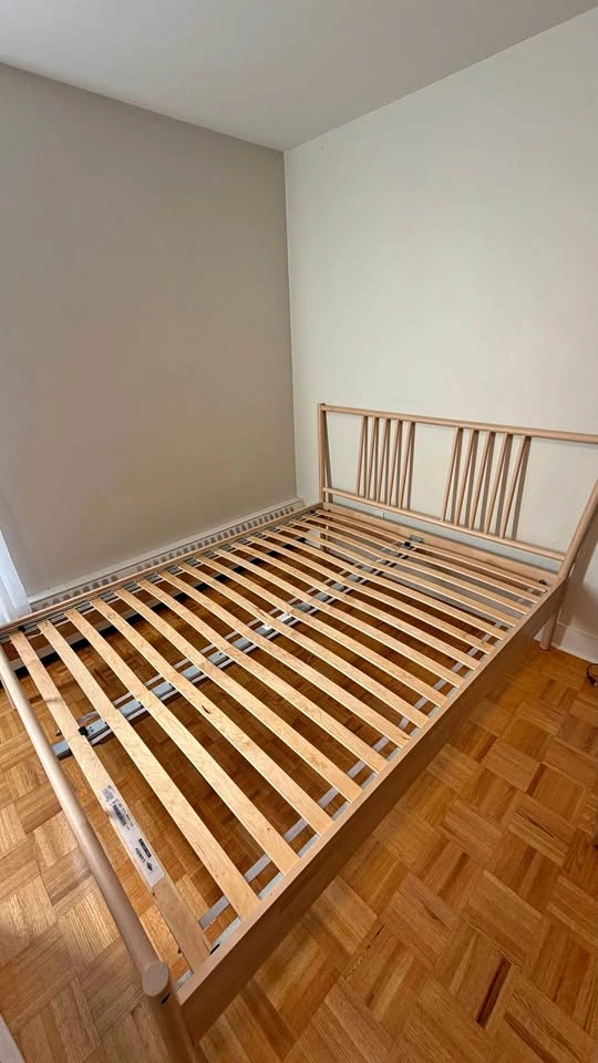 BJÖRKSNÄS IKEA queen bed frame