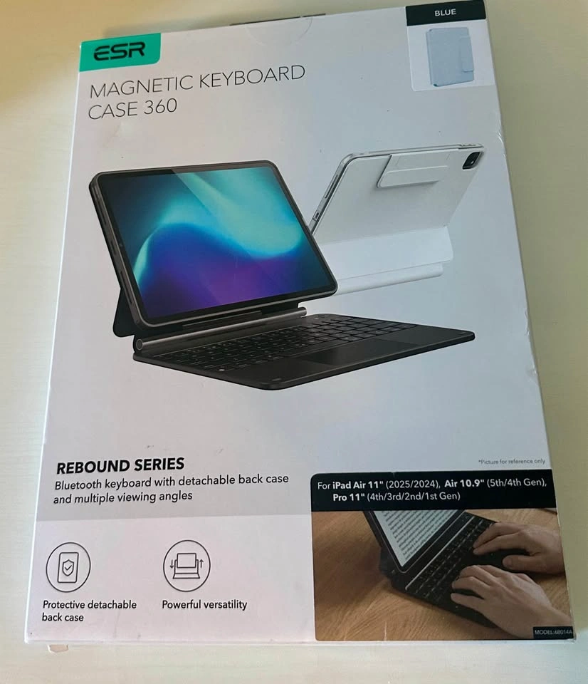 ESR iPad Air 11/Pro 11 Inch Keyboard Case Magnetic Stand - photo 2