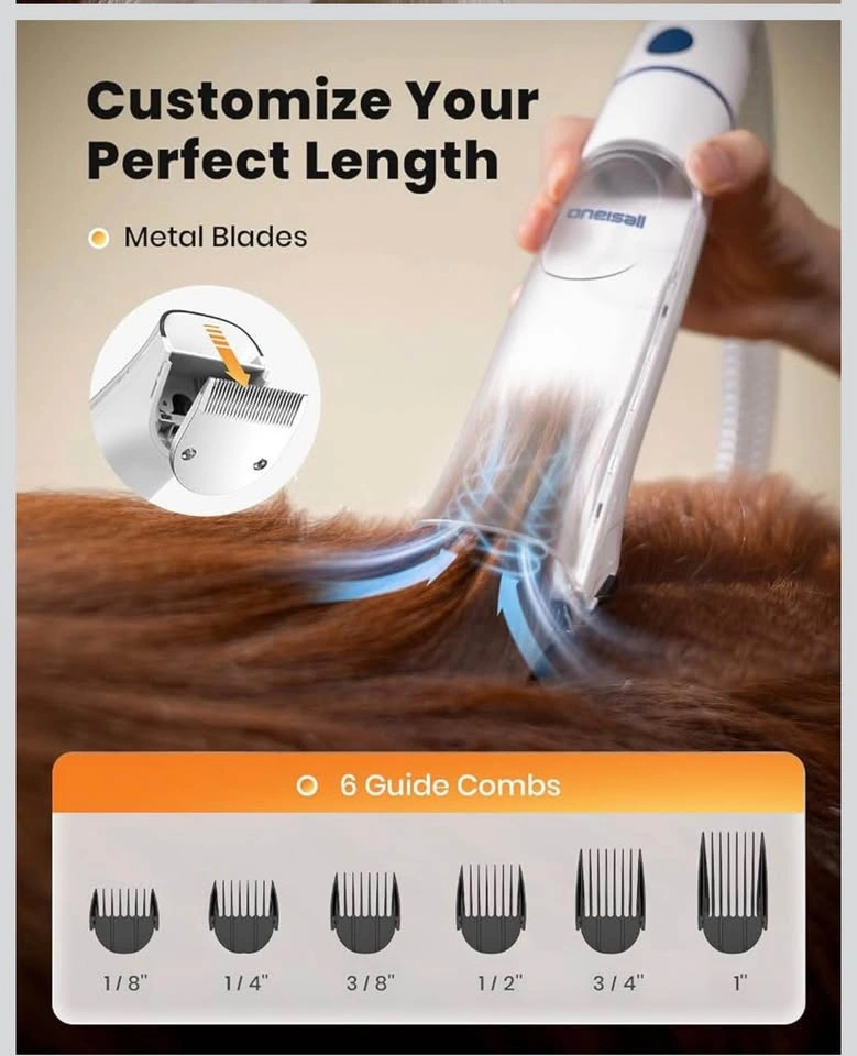 Oneisall 8-in-1 Dog Grooming Vacuum & Dryer Kit - photo 4
