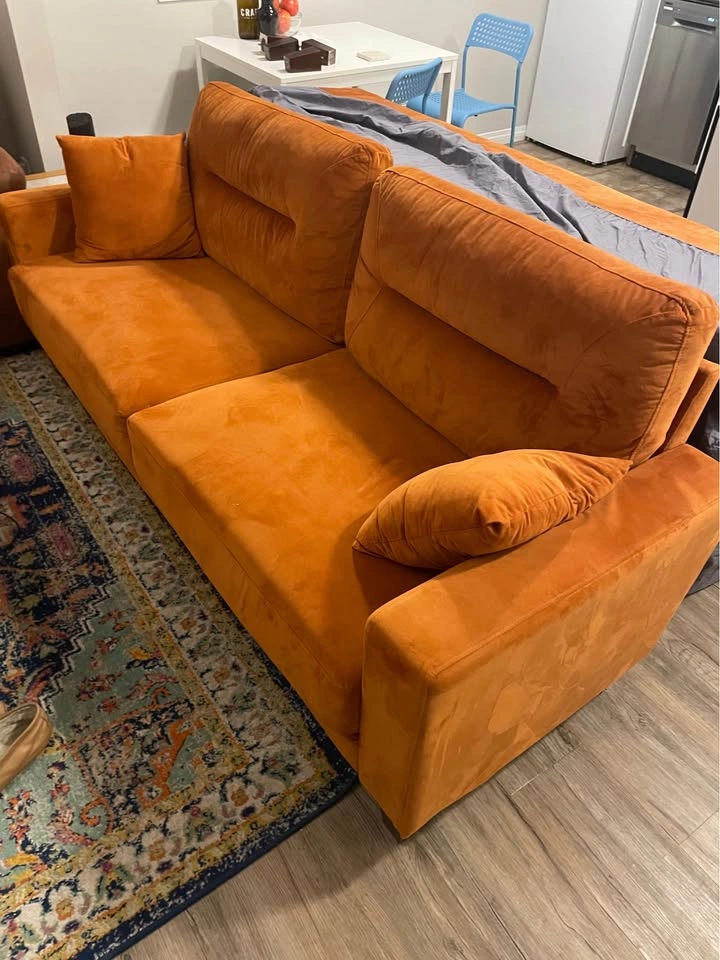 Eriq Burnt orange sofa - photo 2