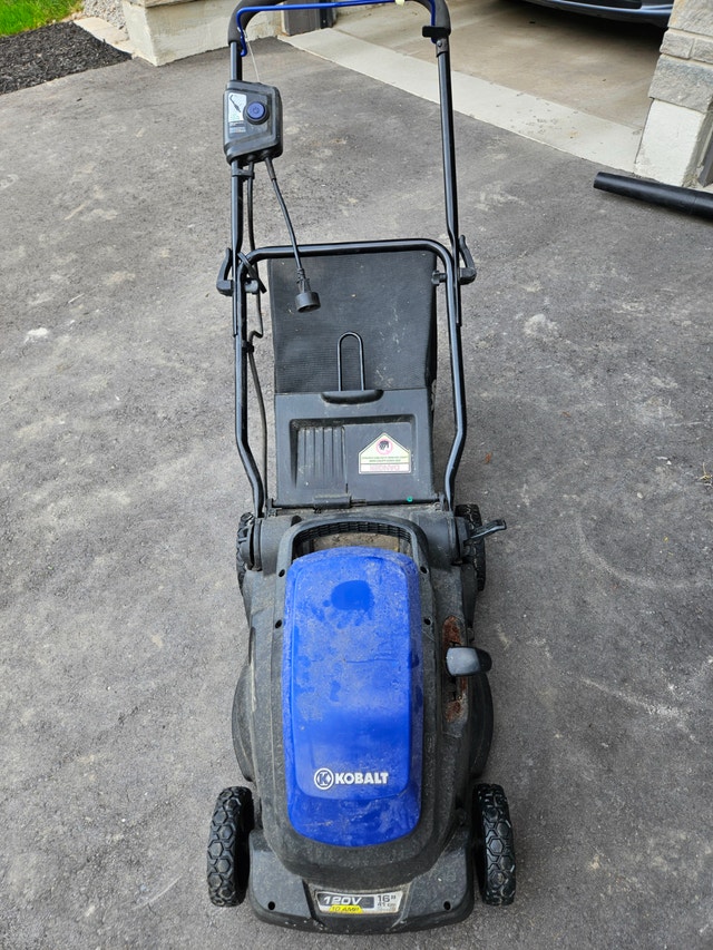 Kobalt 120v 10 amp lawnmower corded - photo 2