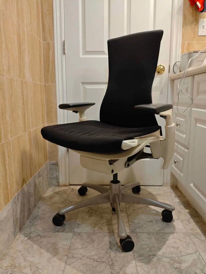 Herman Miller Embody Ergonomic Chair (White/Black) - photo 3