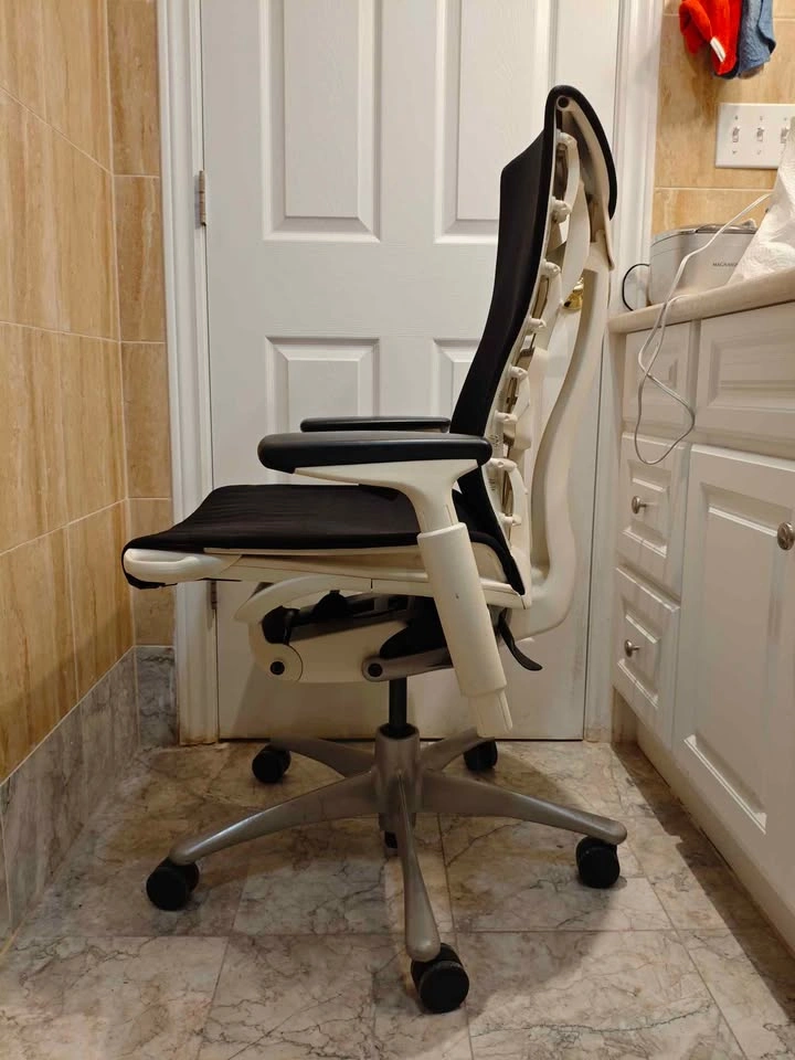 Herman Miller Embody Ergonomic Chair (White/Black) - photo 5
