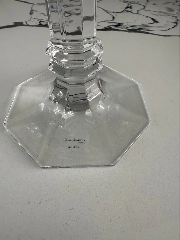 Reed & Barton Crystal candle holders image indicator(4)