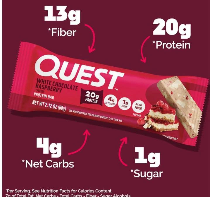 Quest Protein Bars – New Sealed Box of 12 – High Protein - photo 3