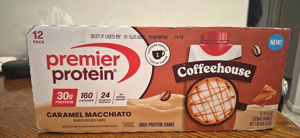 12 pack Premier protein caramel macchiato
