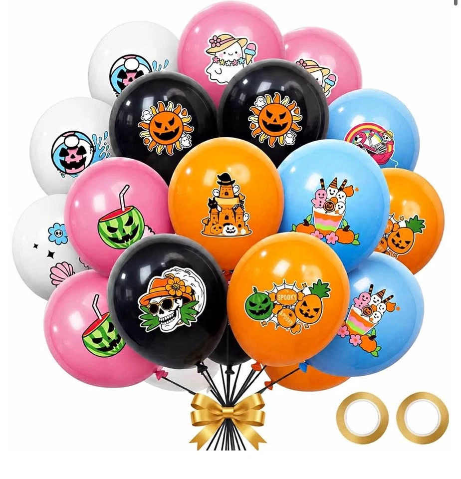 🎃 Halloween Party Balloons – 160 PCS (2 Sets) 🎈