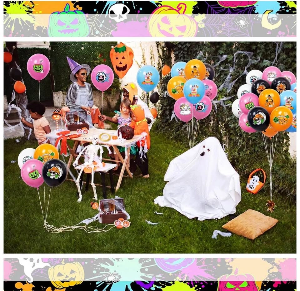 🎃 Halloween Party Balloons – 160 PCS (2 Sets) 🎈 - photo 3