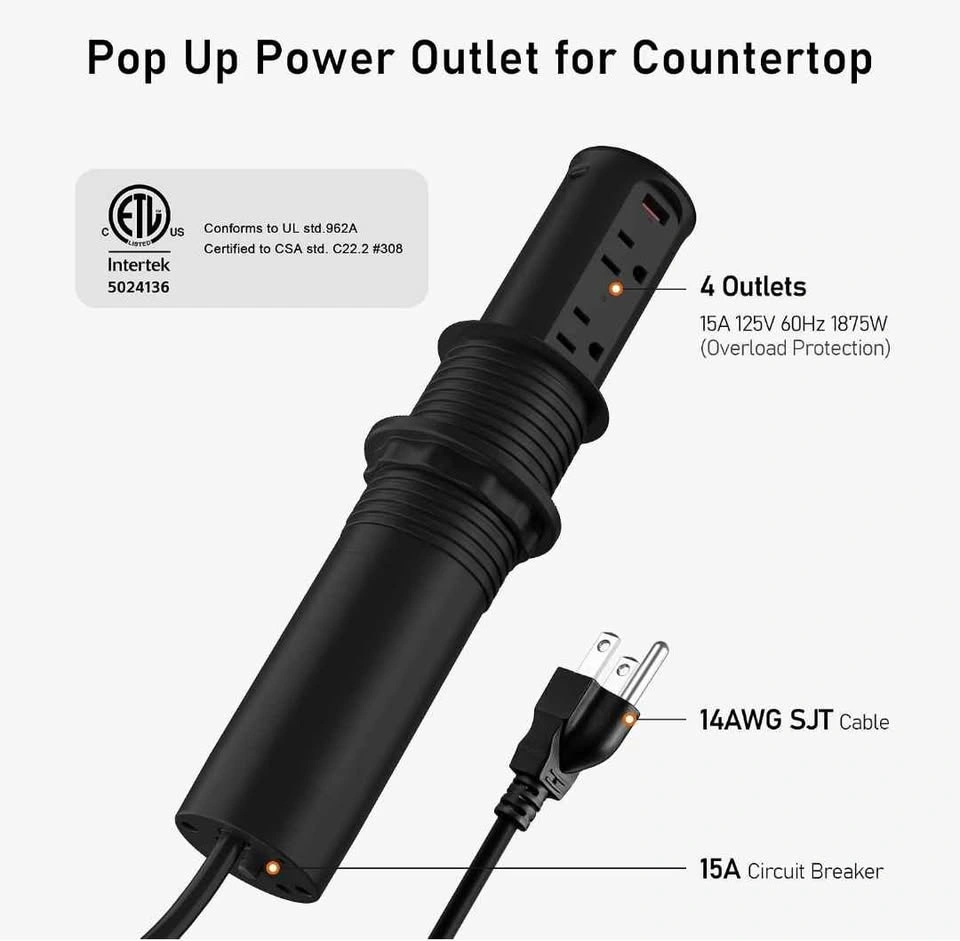 Pop-Up Outlet — Give Your Countertop a Clean, Modern Upgrade - photo 5
