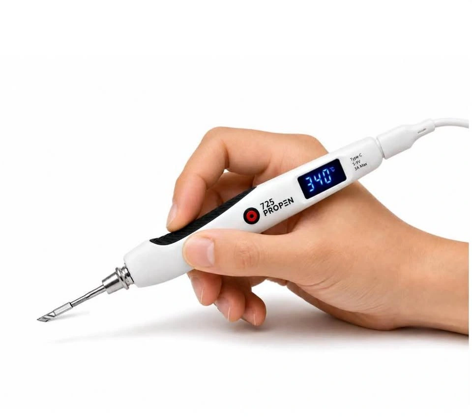 USB-C Soldering Iron with LCD Display – New