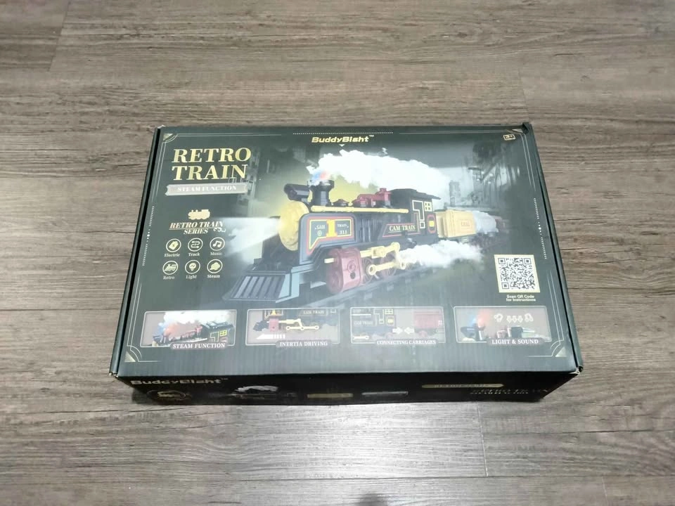 Retro Steam Train Set — NEW! - photo 2