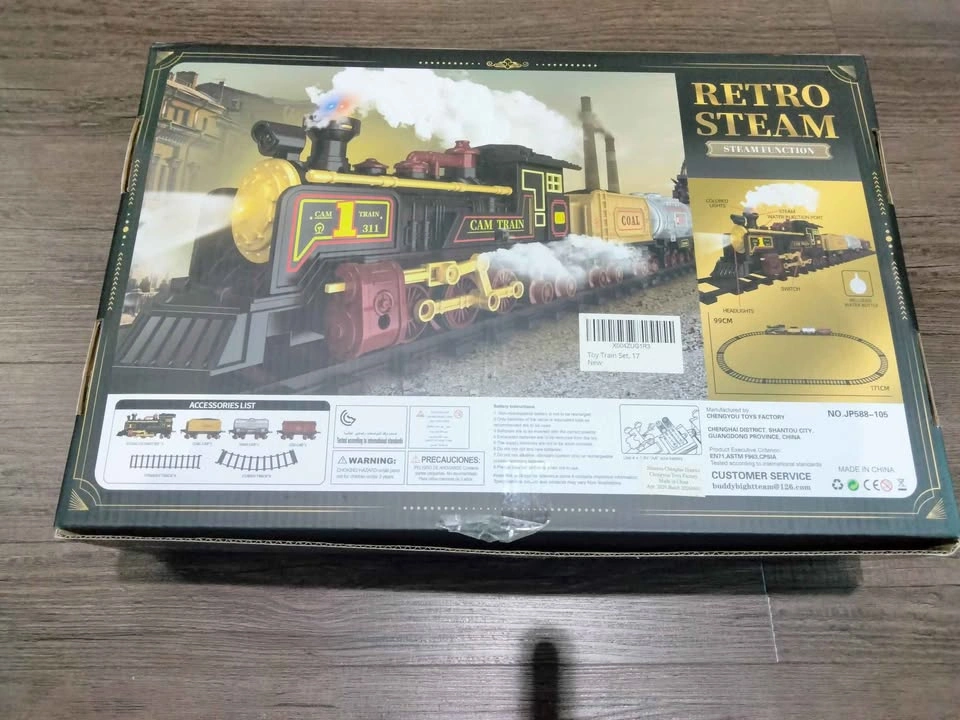 Retro Steam Train Set — NEW! - photo 3