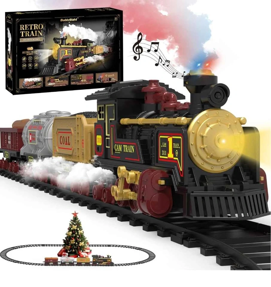 Retro Steam Train Set — NEW! - photo 4