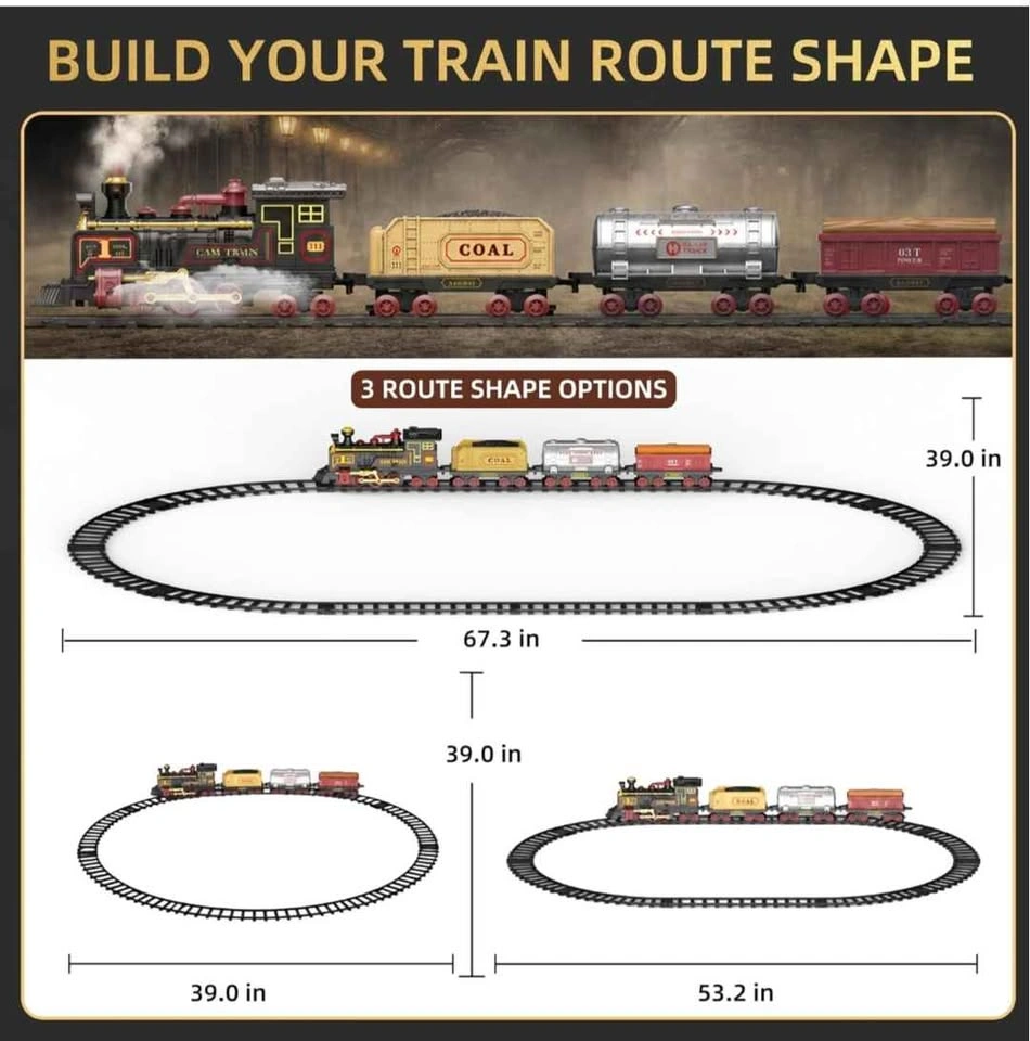 Retro Steam Train Set — NEW! - photo 5