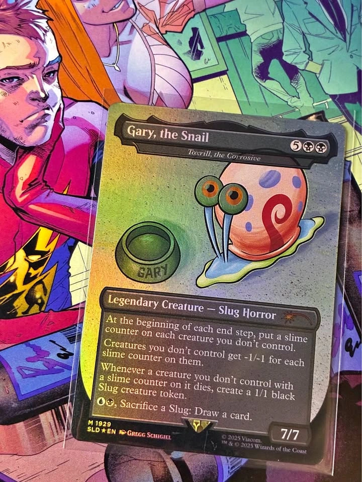 Gary, the Snail (Toxrill, the Corosive) Secret Lair Card