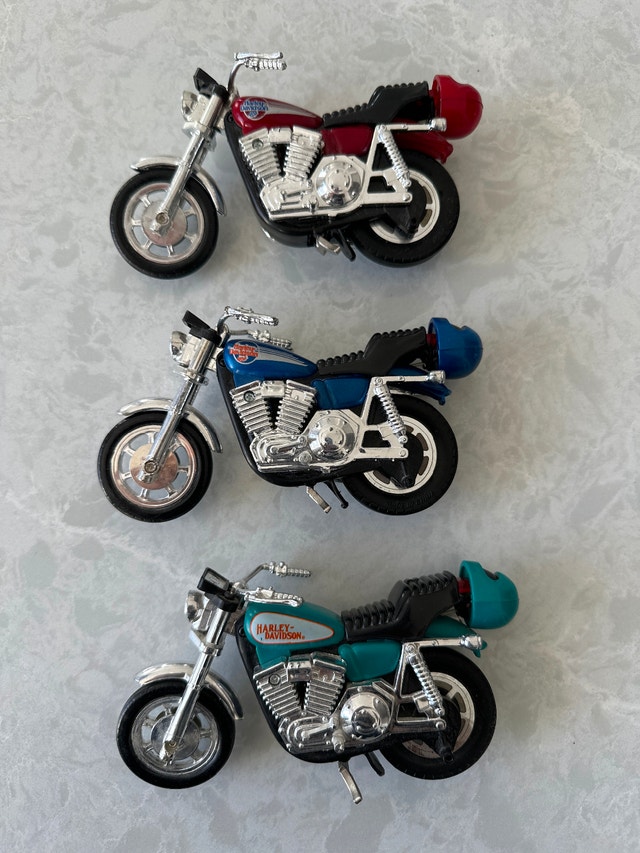 1981 Matchbox Kidco Power Blasters Harley-Davidson toy motorcycl - photo 2