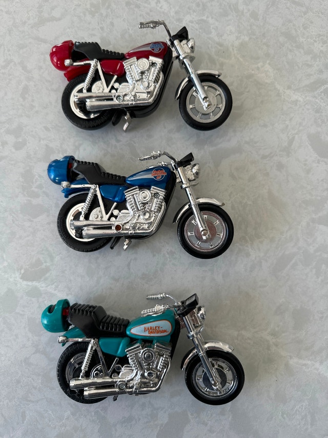 1981 Matchbox Kidco Power Blasters Harley-Davidson toy motorcycl - photo 3