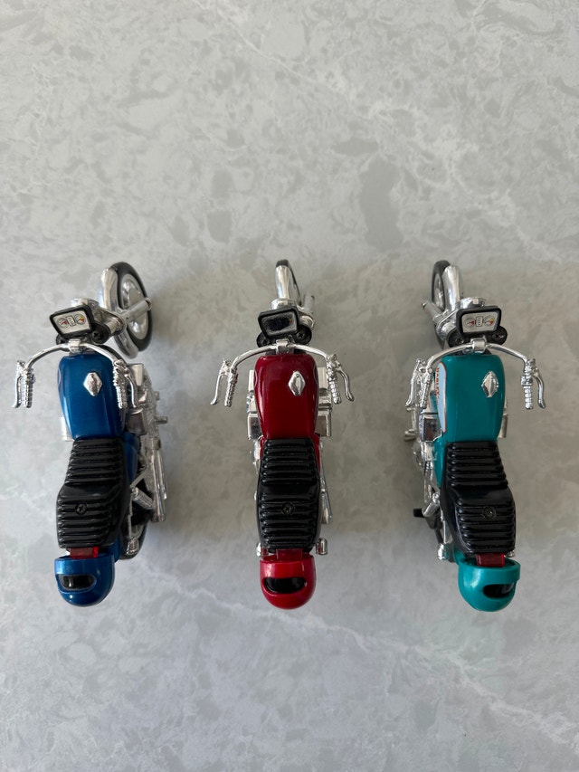 1981 Matchbox Kidco Power Blasters Harley-Davidson toy motorcycl - photo 4