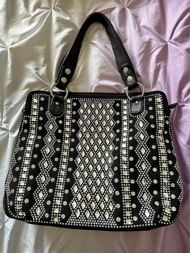 Jeweled shoulder bag