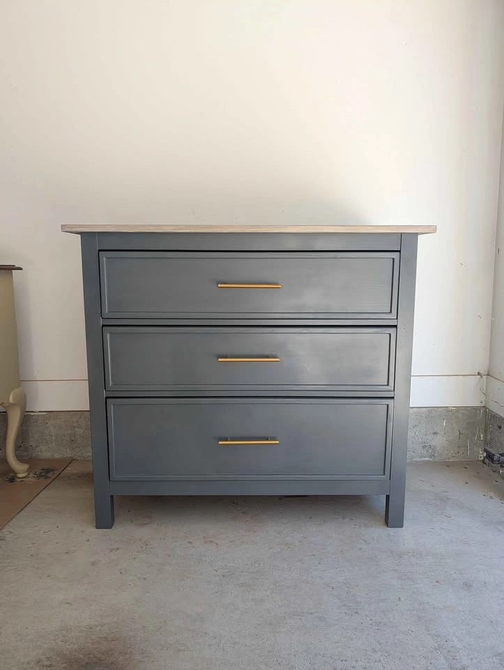 Refurbished IKEA HEMNES 3-Drawer dresser - photo 2