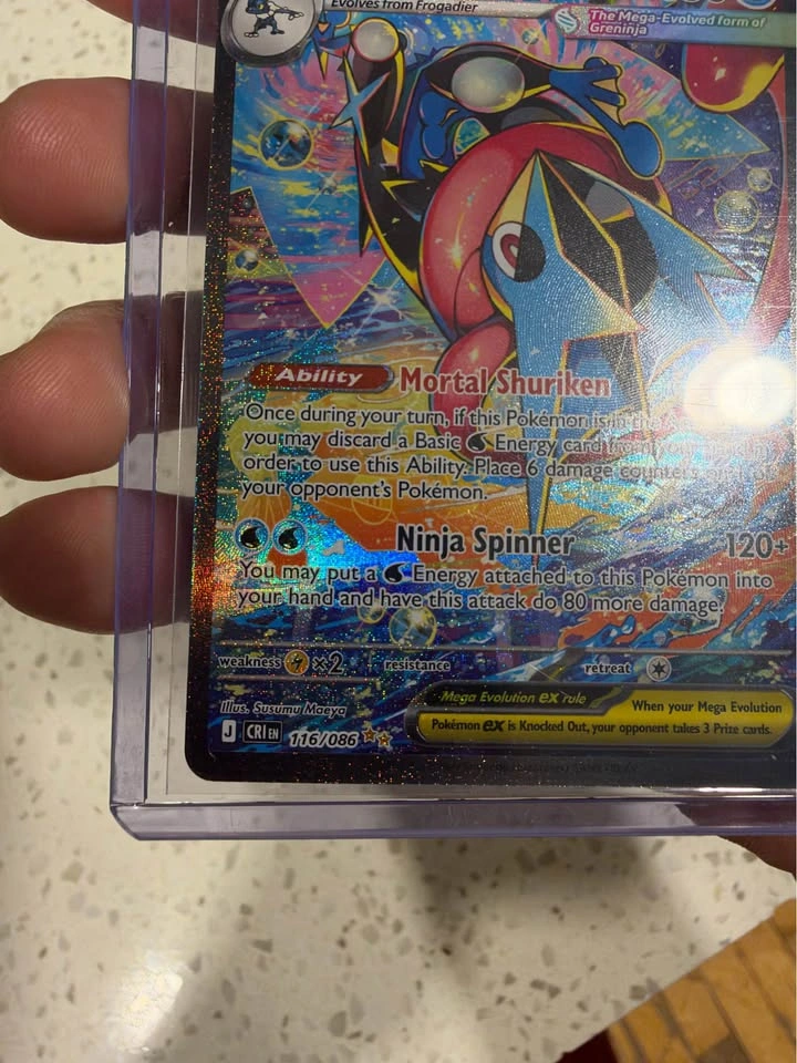 Pokemon Mega Greninja EX Chaos Rising SIR - photo 5