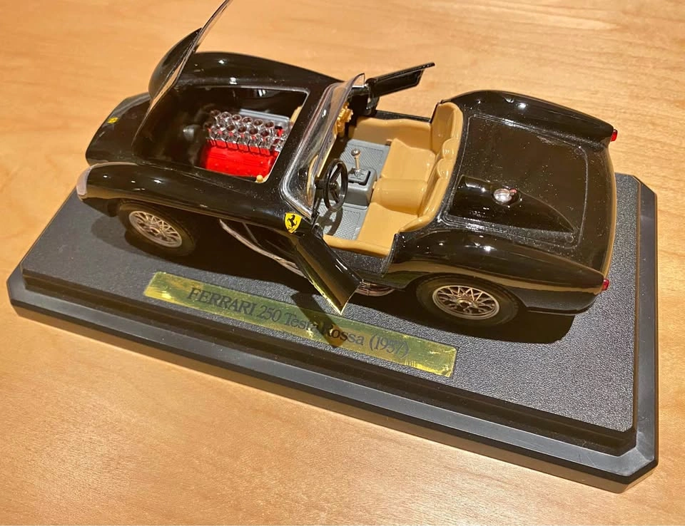 Vintage Burago Ferrari Testa Rossa (1957) Scale Model