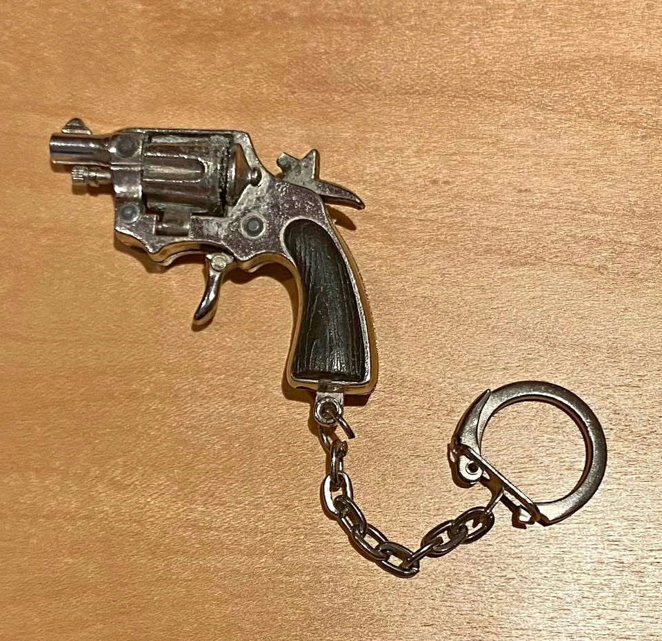 Vintage Revolver Keychain