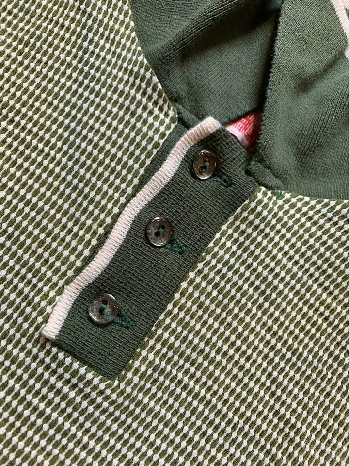 Diesel Green Patterned Polo Shirt Size XL | Porch Pickup - photo 3
