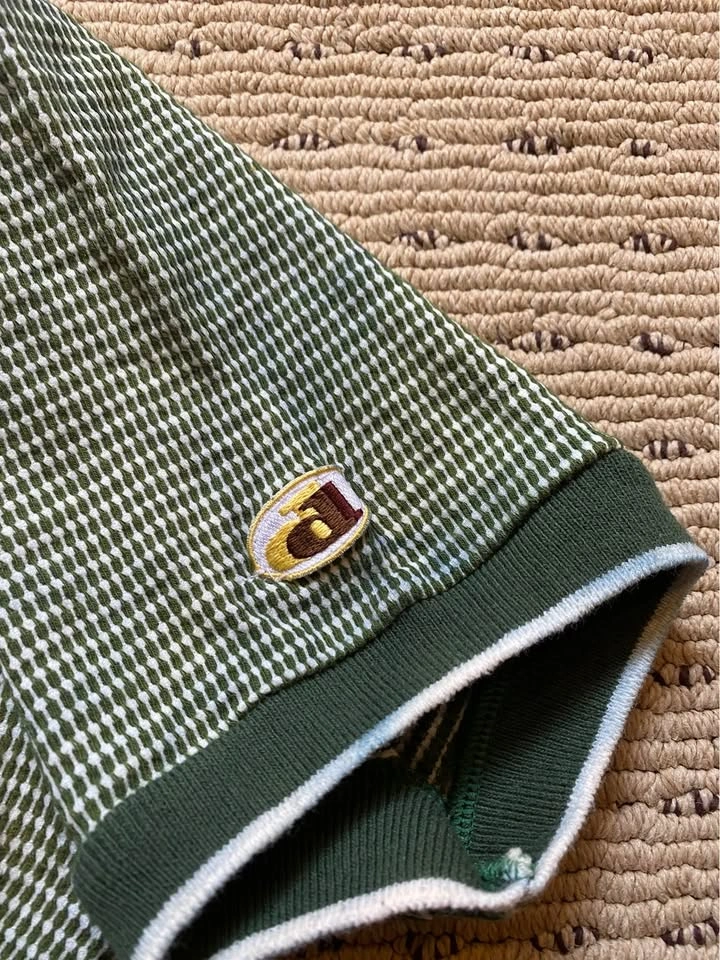 Diesel Green Patterned Polo Shirt Size XL | Porch Pickup - photo 4