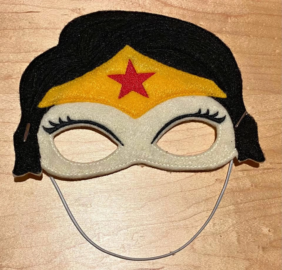 Wonder Woman Felt Mask | Halloween