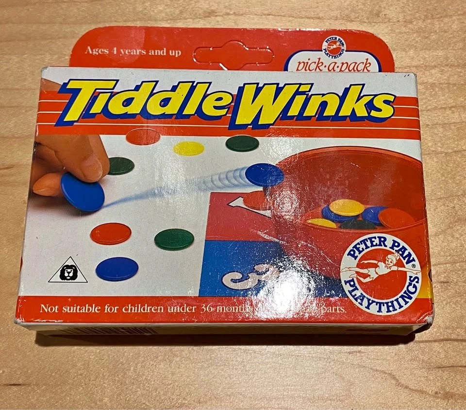 Vintage 1989 Peter Pan Playthings Tiddle Winks Game