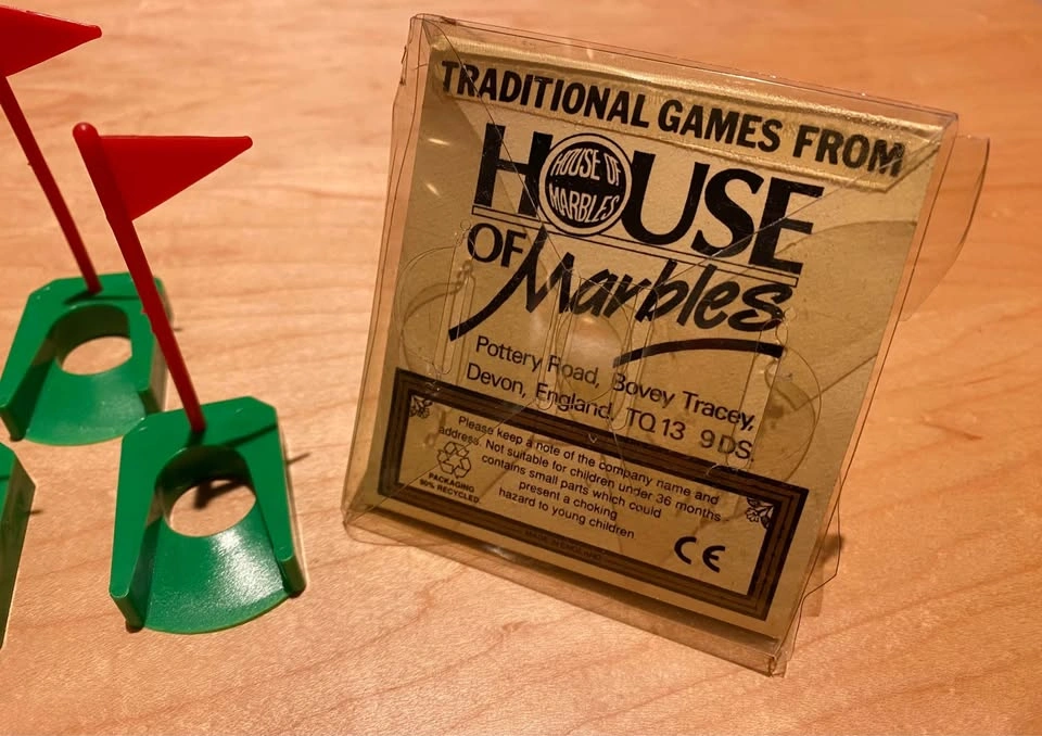House of Marbles Miniature Desk Golf Game Set - photo 4