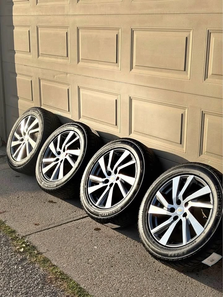 (4) 18” Chevrolet Rims On 225/60R18 Westlake Winter Tires!