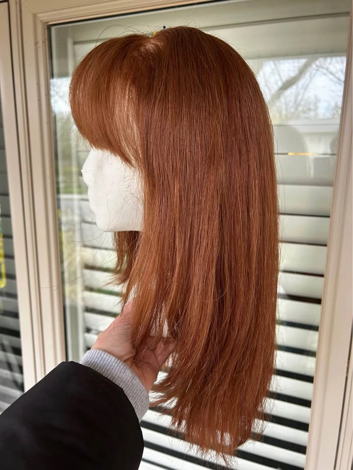 Hand knotted human hair wig - photo 2