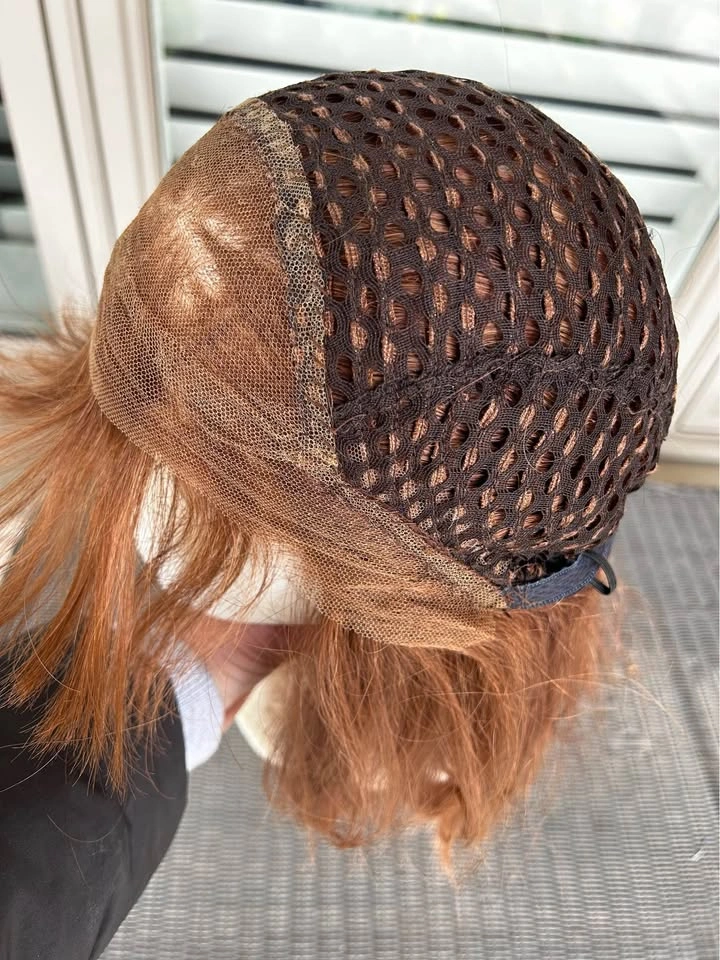 Hand knotted human hair wig - photo 4