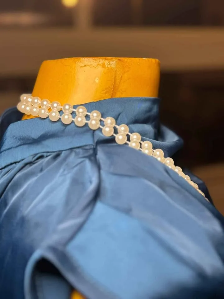 Brand New Size L – Pretty Garden Royal Blue Dress 🌙 image indicator(3)