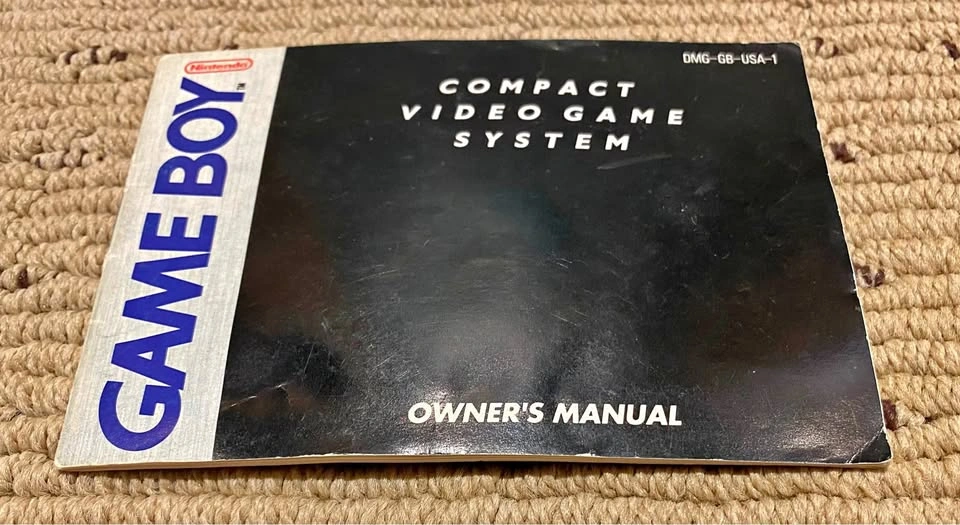 Nintendo Game Boy Owner’s Manual