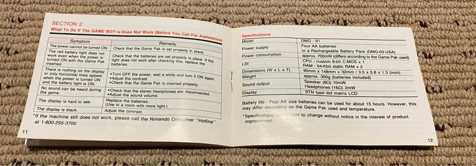 Nintendo Game Boy Owner’s Manual - photo 5