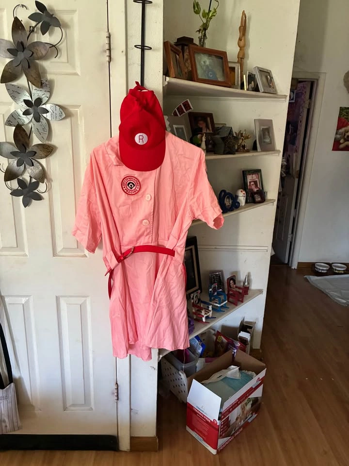 Rockford Peaches baseball Halloween costume - photo 5