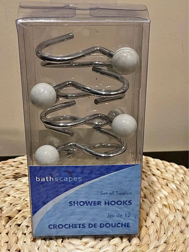 Bathscapes Shower Hooks Set of 12