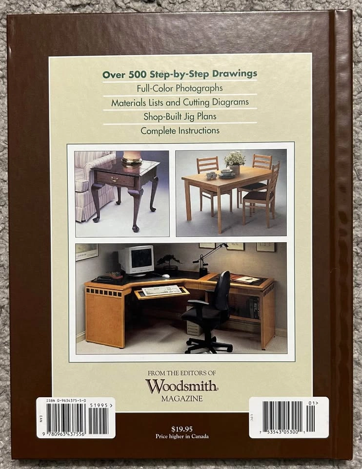 The Woodsmith Collection: Desks, Tables & Chairs Hardcover Book - photo 2